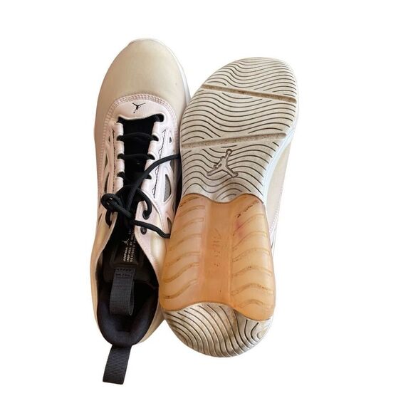 Jordan Womens Cream AV5186-602 Air Lace Up Running Athletic Shoes Size 9 - Picture 4 of 9